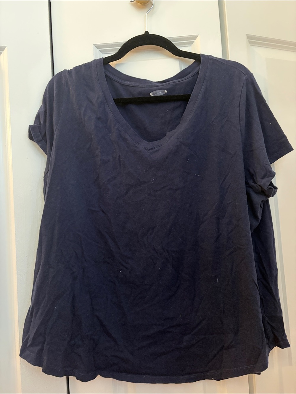 Old Navy Blue V-Neck Short Sleeve Tee